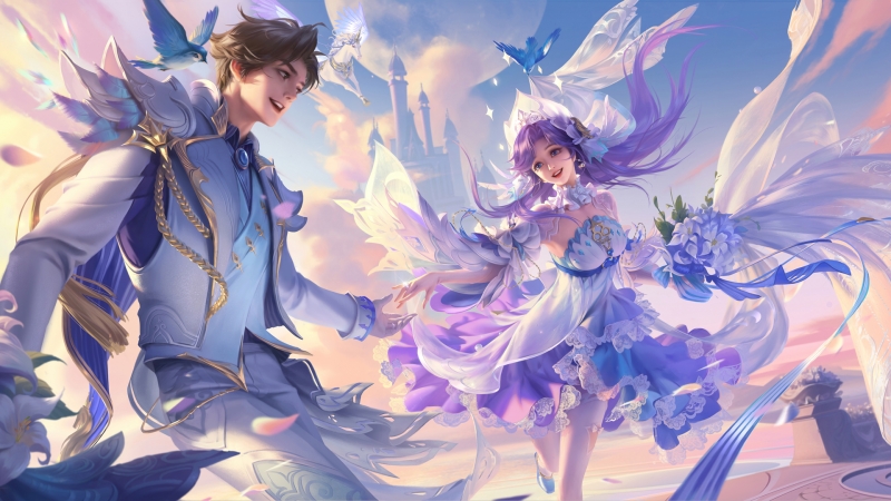 王者荣耀 米莱狄契约魔法皮肤高清壁纸