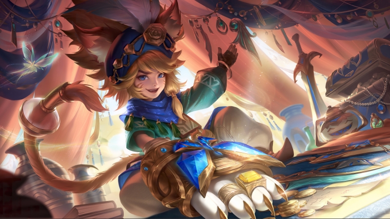 大漠名商-沈梦溪 王者荣耀壁纸